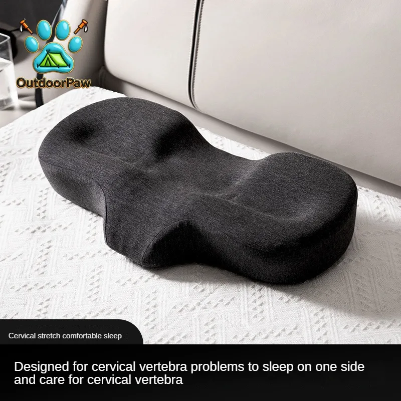 Butterfly Memory Cotton Sleeping Cervical Traction Pillow for Home Adult Neck Pillow Slow Rebound Comfortable Neck Pillow