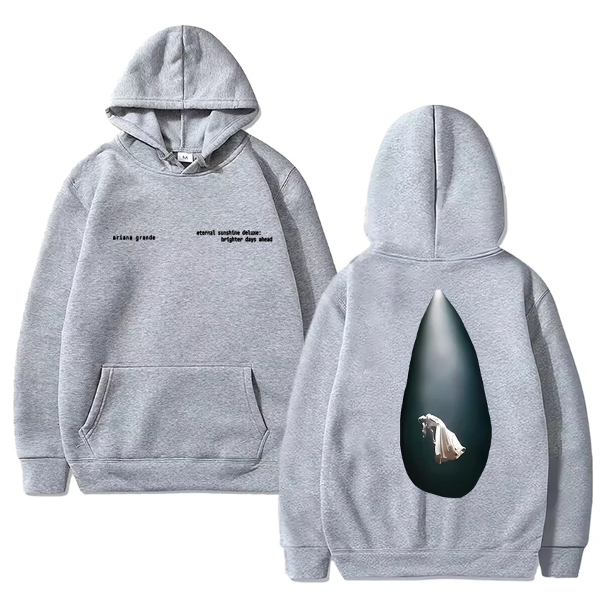 Singer Ariana Grande Tour 2025 Double Sided printed Sweatshirt Hoodie Unisex fashion Y2k Hoodie Men women Fleece Casual pullover image 3
