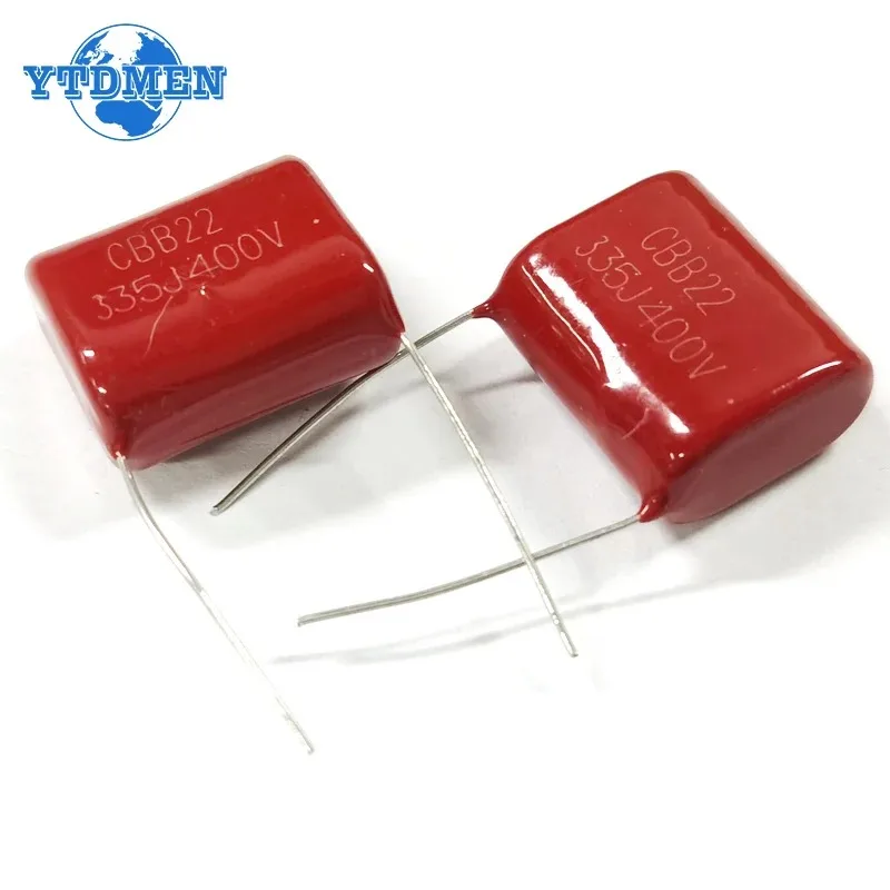 10/20PCS 335 CBB Capacitors 400V 3.3uF 3300nF P20mm Polypropylene Film Capacitor Kit