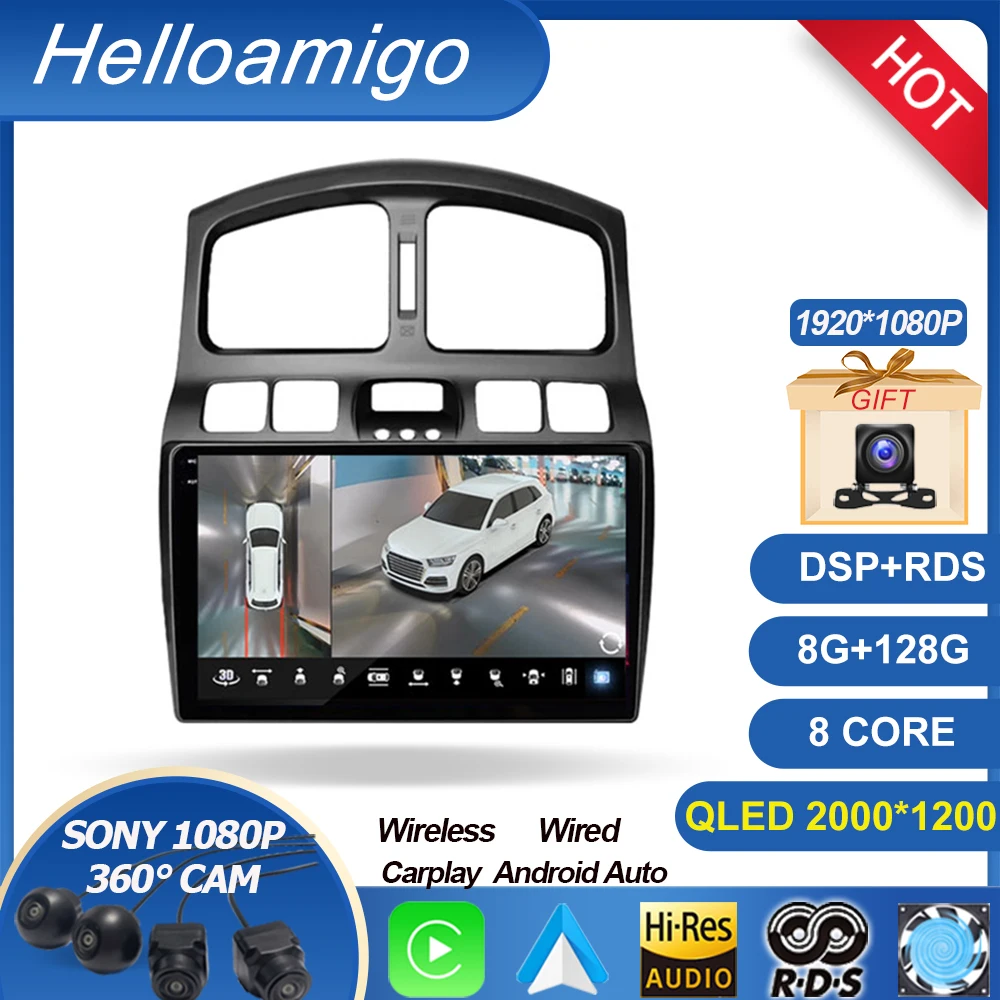 

for Hyundai Santa Fe SM 2000 - 2012 For JAC S1 (Rein) 1 2007 - 2013 Android Autoradio Auto Radio GPS Multimedia Video Player