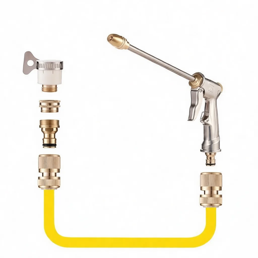 Expandable Garden Hose Pipe Flexible Water Hose Spray Set For Car Wash And Lawn Backyard Irrigation Tools Accessories