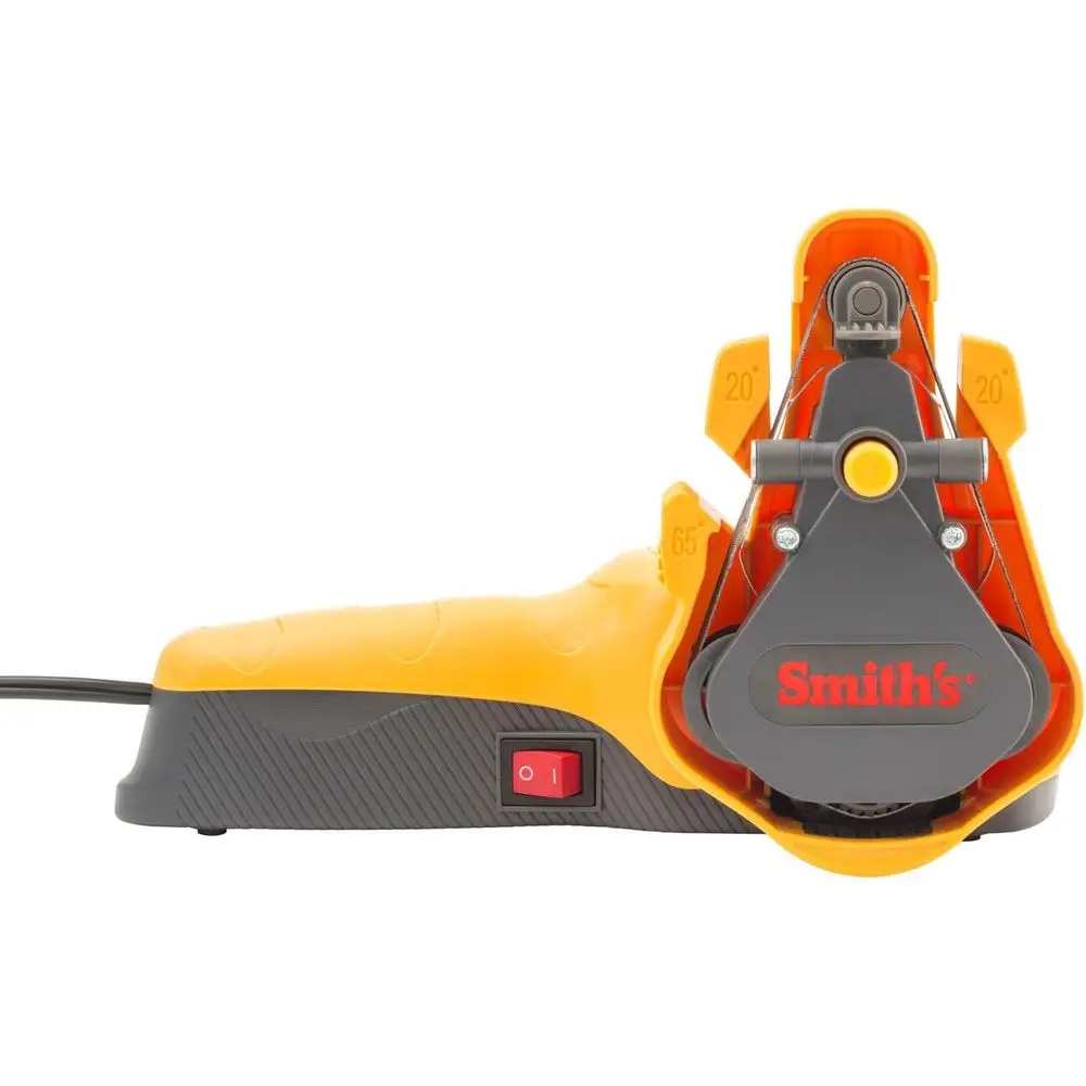 50933 Knie & Scissor Electric Belt Sander - Medium & Coarse Belts - Straight Edge Blades - Handheld Sanding - Workshop & Tool Sa