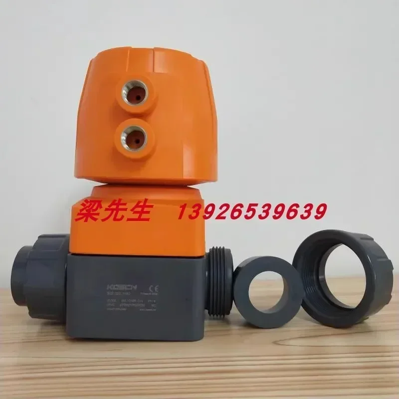 UPVC pneumatic diaphragm valve NC PVC double joint pneumatic diaphragm valve NO EPDM DN32 DN25 DN50