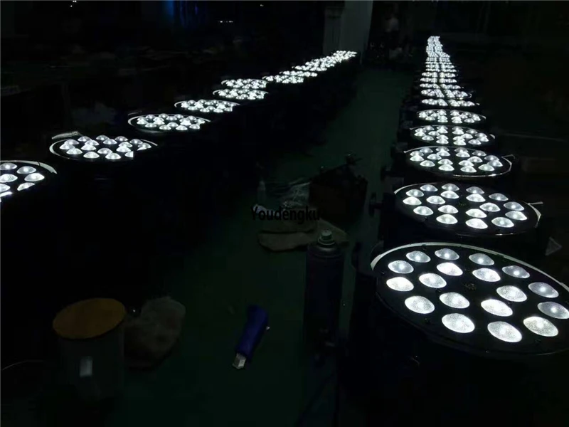 8 pieces Led Zoom Par Light 18x15w 5in1 rgbwa led par disco dmx512 dj club bar event par64 light