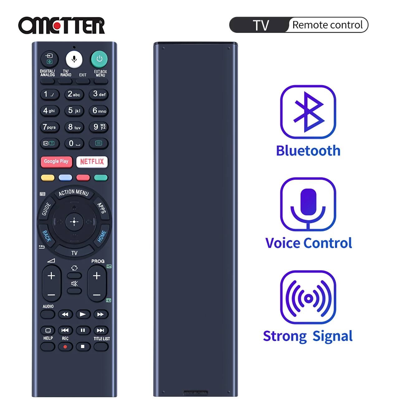 RMF-TX310E Remote Control Universal Voice Replacement For Sony Smart Bravia LCD LED 4K TV KD-55XF8577 KD-75XF8596