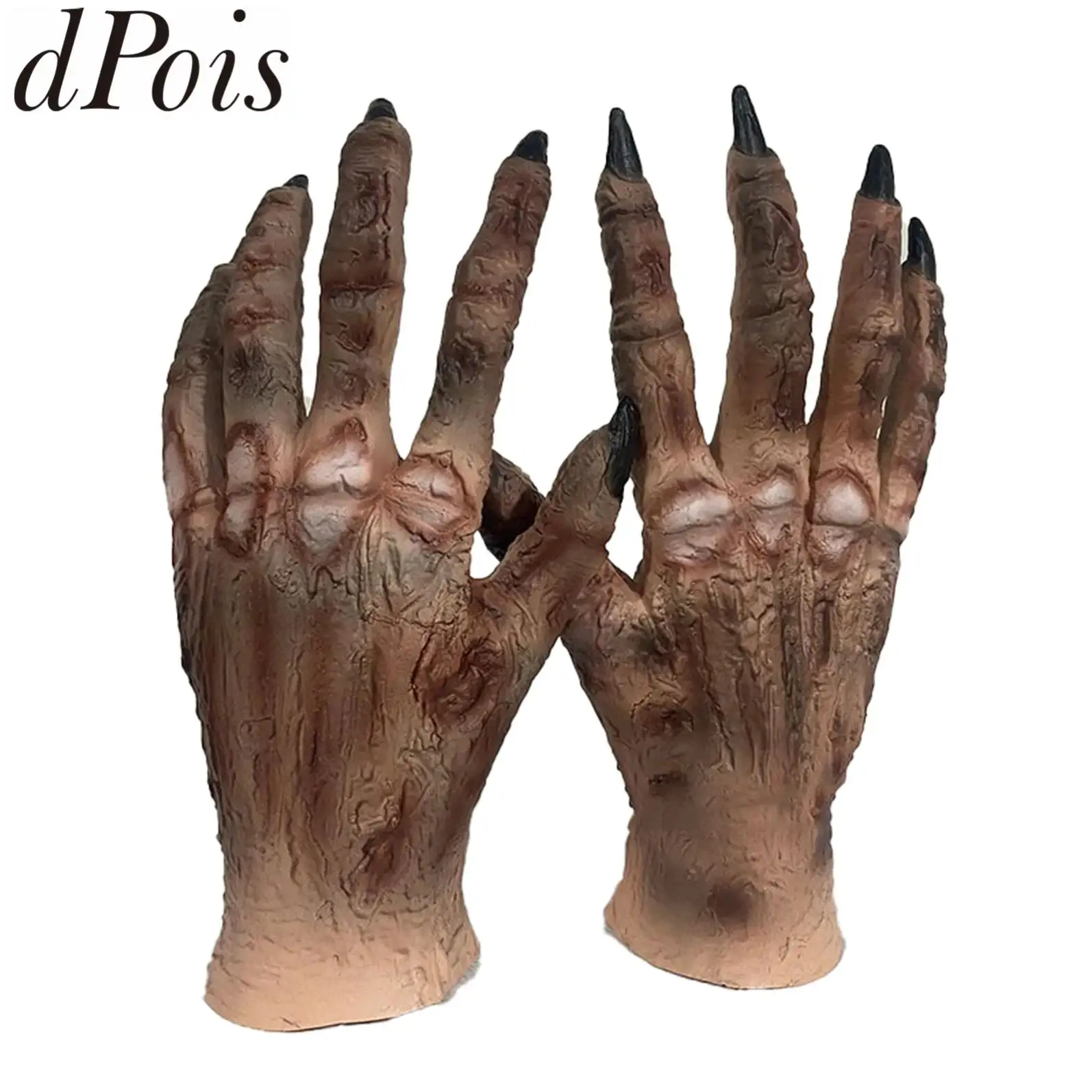 

Rotting Zombie Bone Hands Gloves Kids Adult Horror Latex Zombie Hands Skeleton Gloves Monste Hands Scary Halloween Cosplay Prop