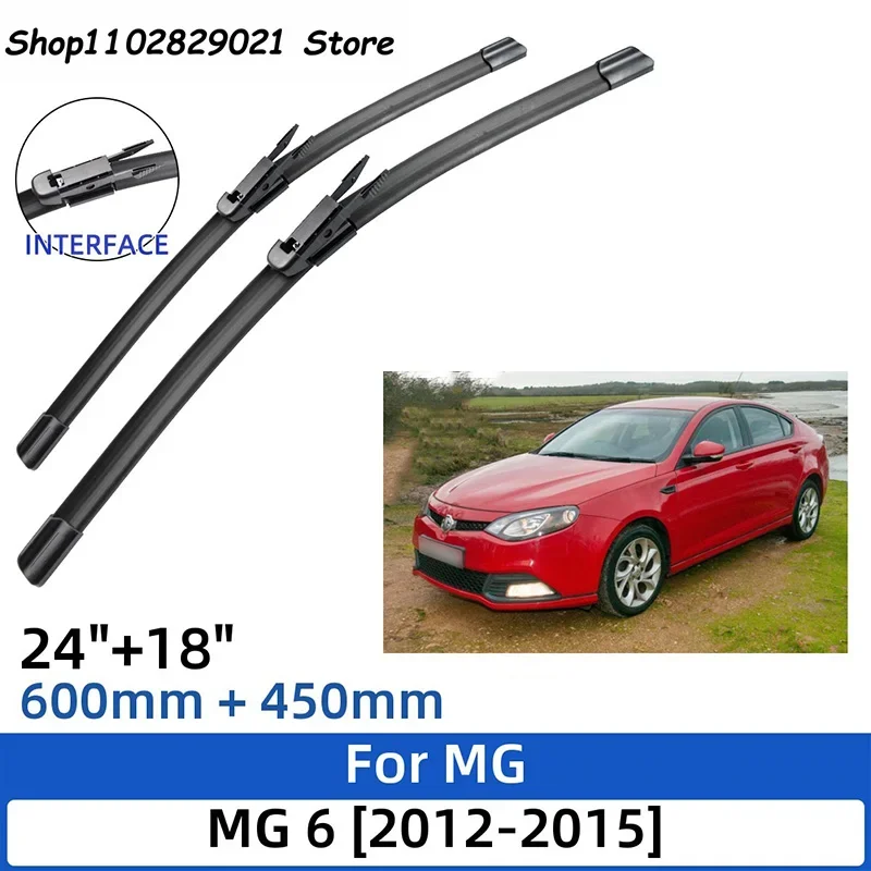 

For MG 6 2012-2015 24"+18" Front Rear Wiper Blades Windshield Windscreen Window Cutter Accessories 2012 2013 2014 2015