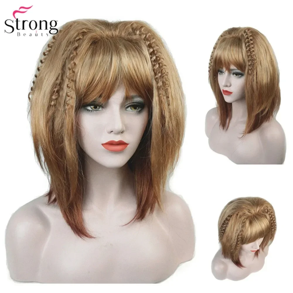 

StrongBeauty Парики Лолиты для женщин Косплей Alla Pugacheva Прическа Блондинка Парик для вечеринки Хэллоуин Женские синтетические волосы