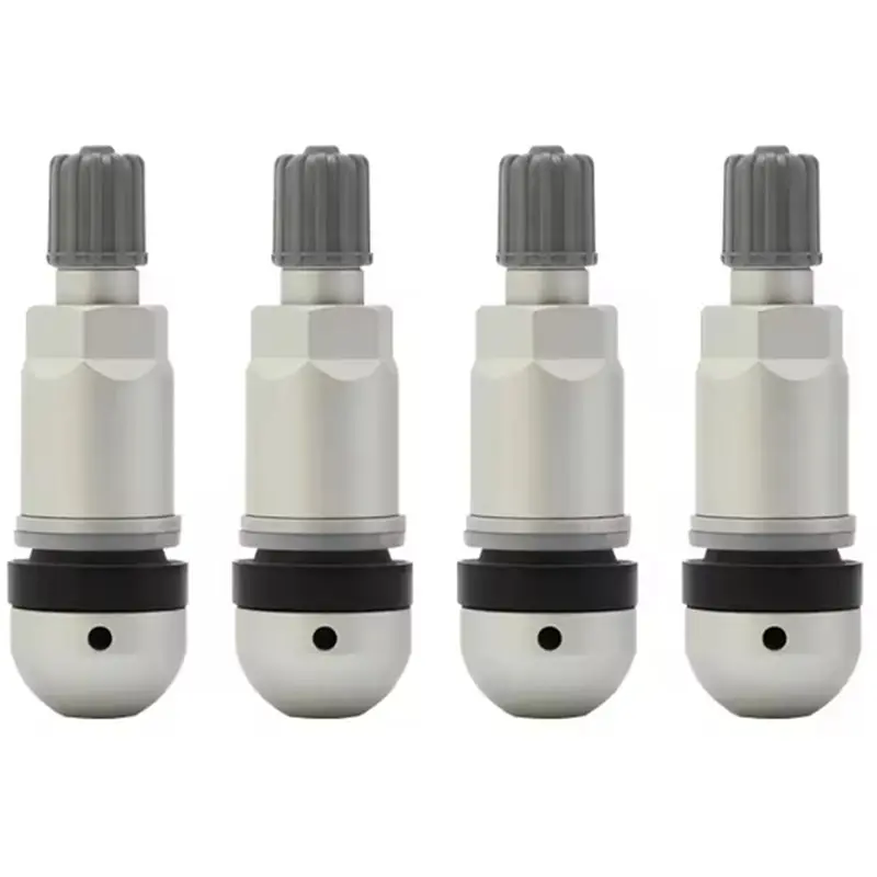 A02Q-40Pcs Aluminum TPMS Valve Stems Universal Tubeless Valve Tire Pressure Monitor System Sensor For VW BMW Repair Kit