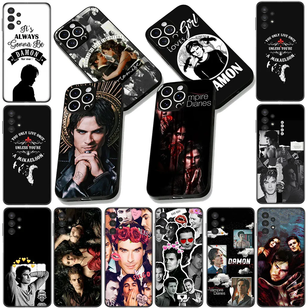 Мягкий чехол The Vampires D-Diaries для Samsung Galaxy S25 S24 S23 FE Plus Ultra S7 Edge A16 A15 A35 5G, чехол для телефона