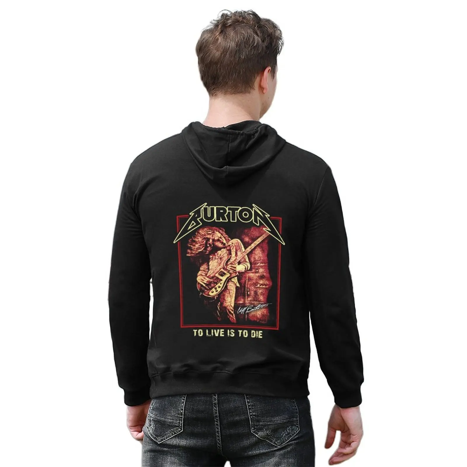 Bordion To Live Is To Die، Clíff T، Clíff American Musician Bass Heavy Metal Bordion Hoodie