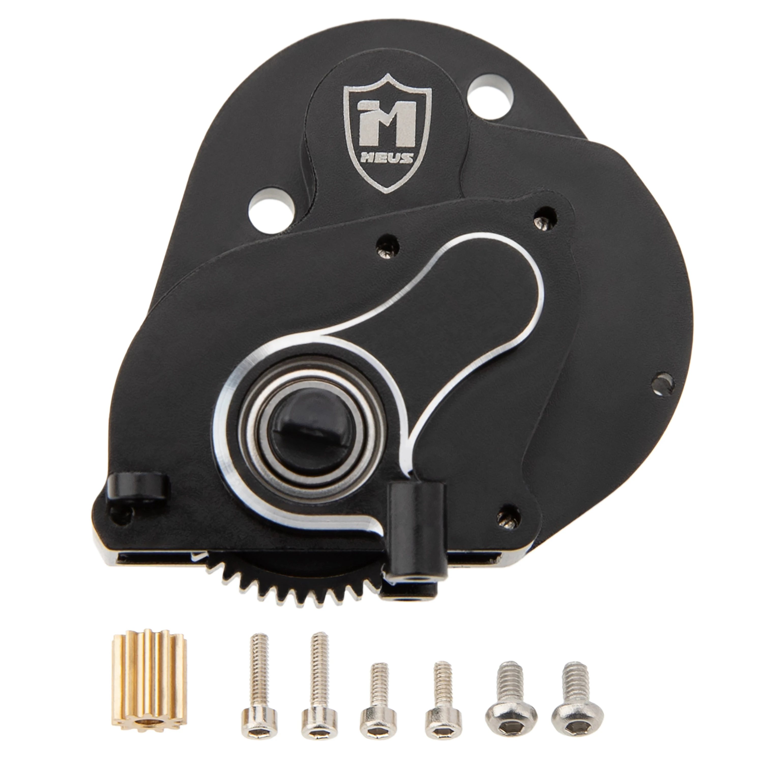 MEUS Racing SCX24 Brushless Transmission Aluminum Complete Gearbox for 1/24 SCX24 AX24
