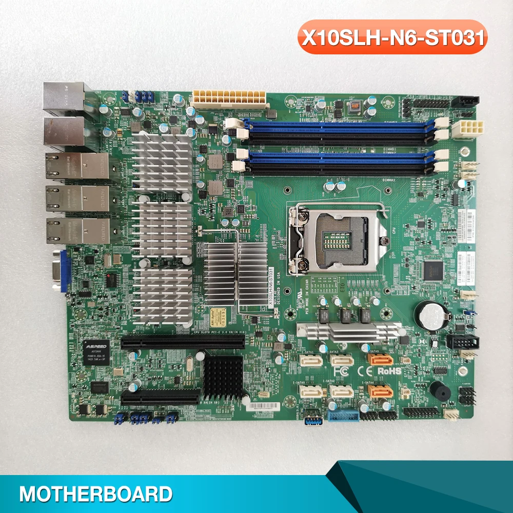 

Для материнской платы Supermicro X10SLH-N6-ST031