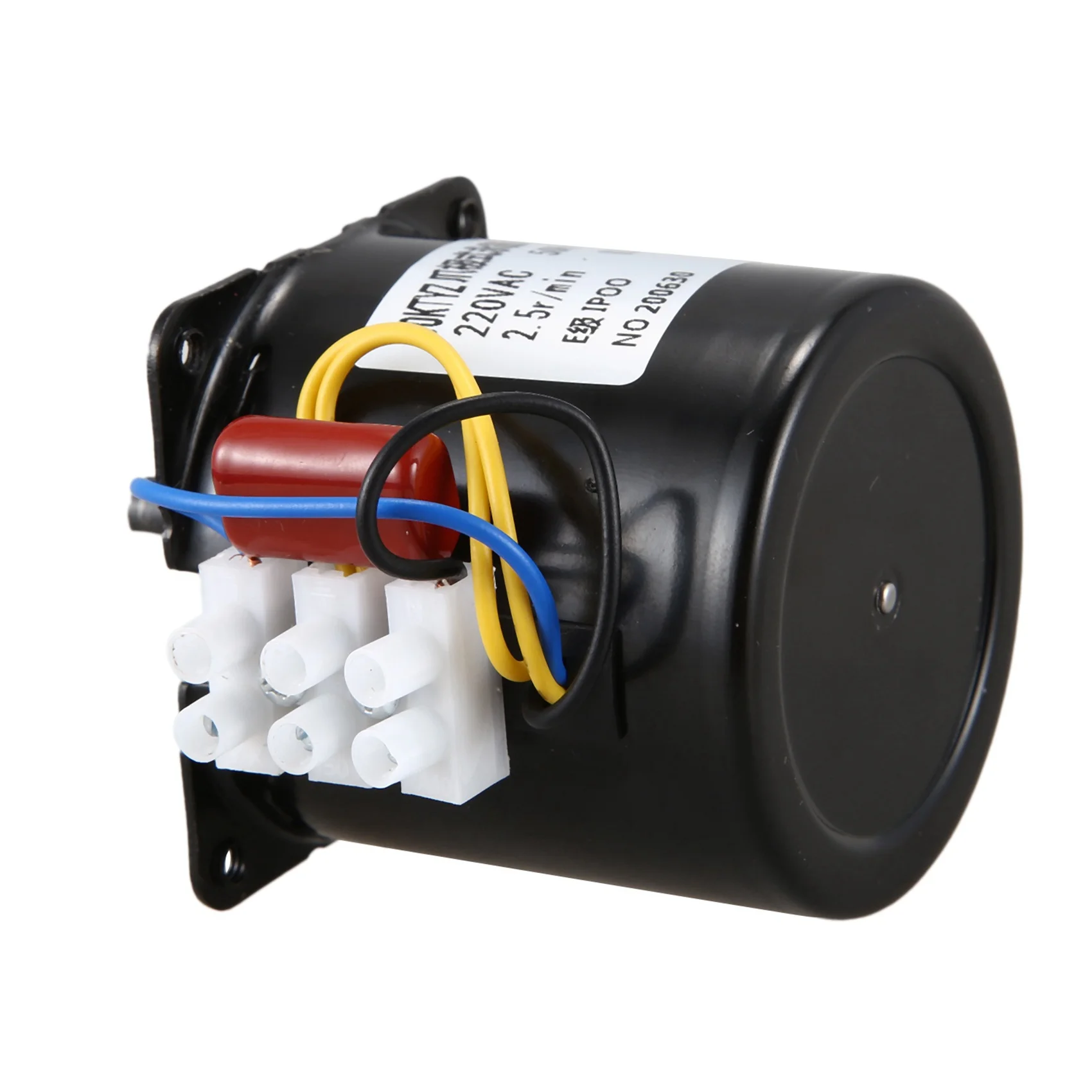 

3X 220V AC Synchronous Gear Motor 60KTYZ 60-KTYZ Permanent Magnet Synchronous Gear Motor 220V 2.5 Rpm-[Qahk]