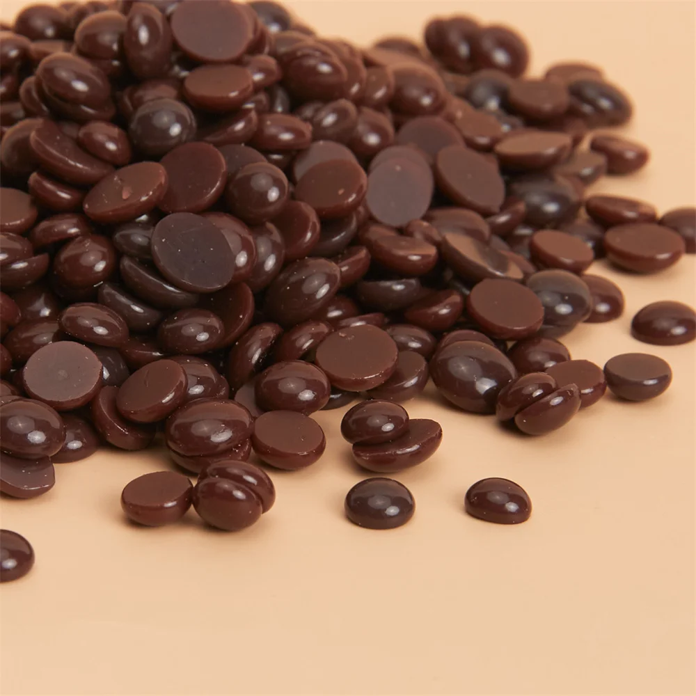 Cire dépilatoire au chocolat de qualité Spa beauté, film chaud, 1000g, 1kg, 2.2 livres, cire dure, épilation, couleur brune, cire complète du corps