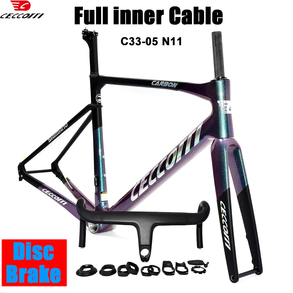 

Рама для шоссейного велосипеда из карбона T1000, легкая, аэродинамическая, каретка T47, внутренняя прокладка тросов, совместимость с шинами 700x32C