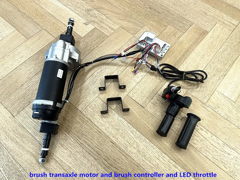 250w brush transaxle mobility motor and brush controller and LED throttle ppsm-13p