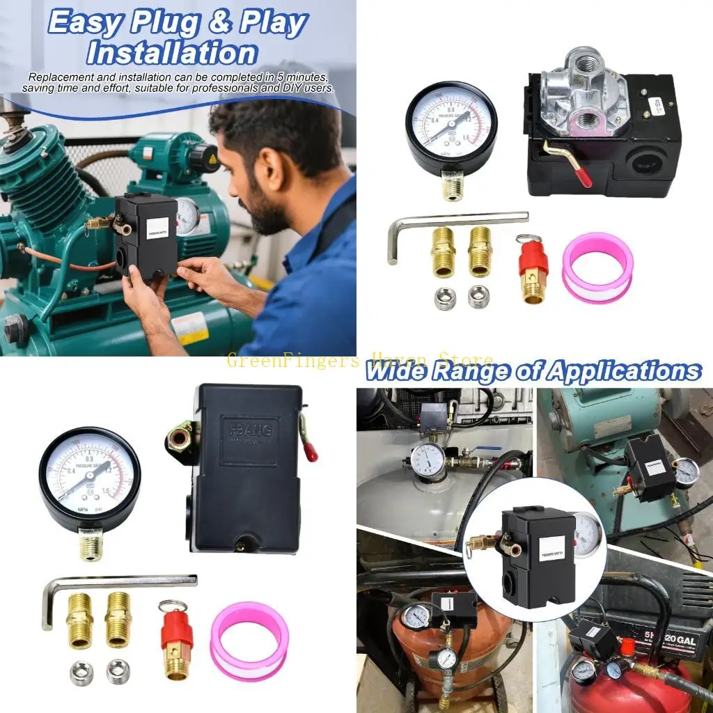 

F68D Reliability Air Compressor Control Switches With Adjustable Settings And Compacts Design For Various Applications