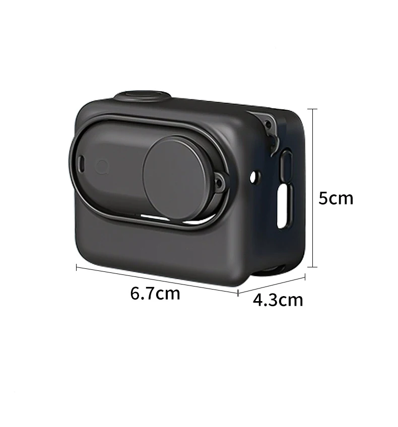 Аксессуары для Insta360 GO 3S GO3S, мягкий чехол + крышка объектива, резиновая силиконовая силикагелевая защита корпуса для Insta 360 go3S