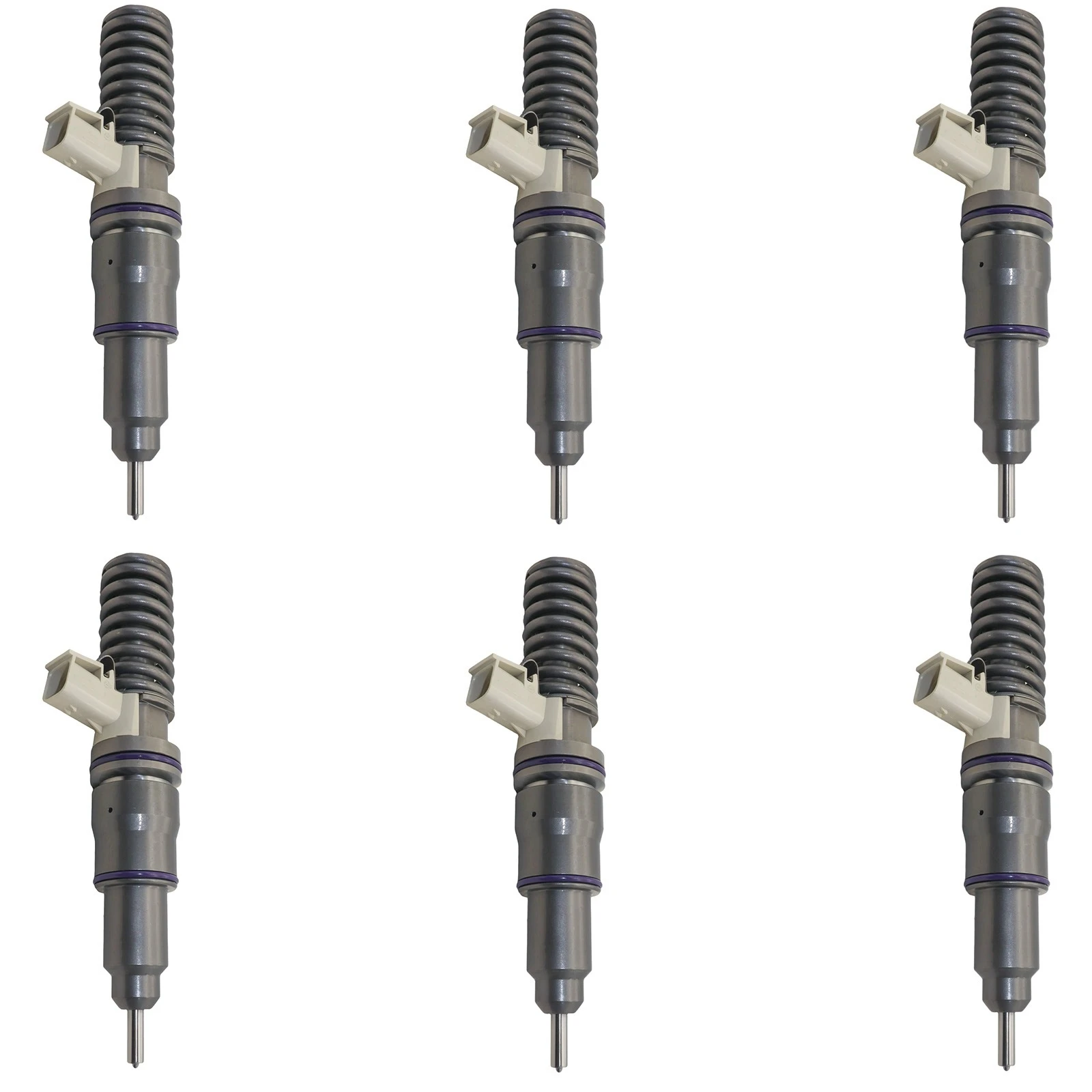6PCS Fuel Injector 22340652 BEBE4G15001 For Volvo EC480D HR EC350E L EC380D HR EC340D L EC380D NL EC480E HR EC480D L EC480E LD