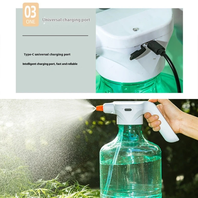 

Electric 3L Plant Watering Can Automatic Sprinkler Bottle For Outdoor Gardening