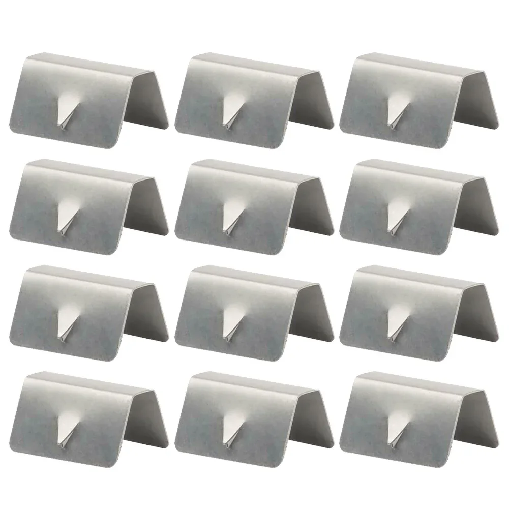 

12Pcs Wind Rain Deflector Channel Clips Wind/Rain Eyebrow Clips Stainless Steel Car Window Deflectors For Heko G3 SNED