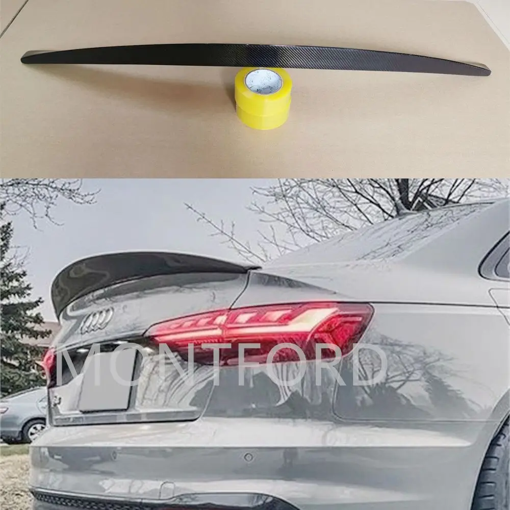 

Hong Kong HK style carbon fiber rear wing for Audi A5 S5 RS5 only for 2018 2019 2020 2021 2022 Wing lip spoiler auto par