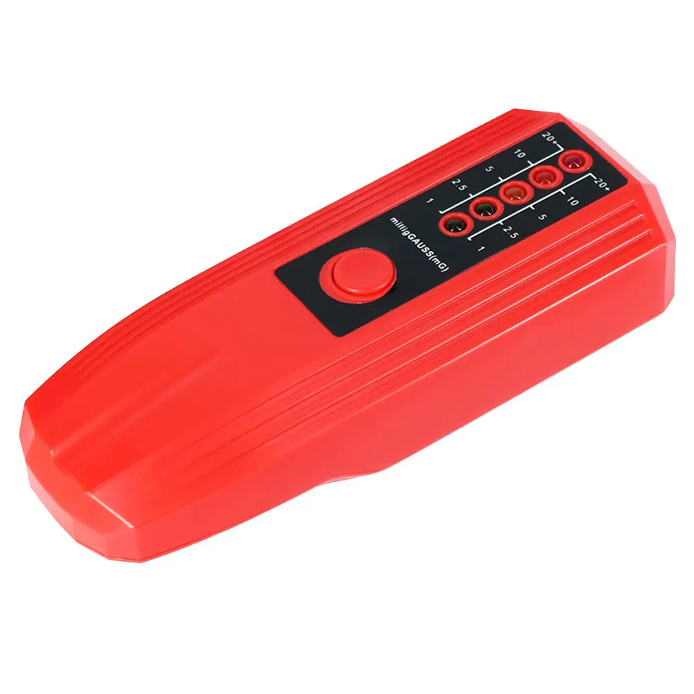 Misuratore di radiazioni elettromagnetiche Indicatori a 5 LED Emf per articoli domestici Lettore di radiazioni Emf