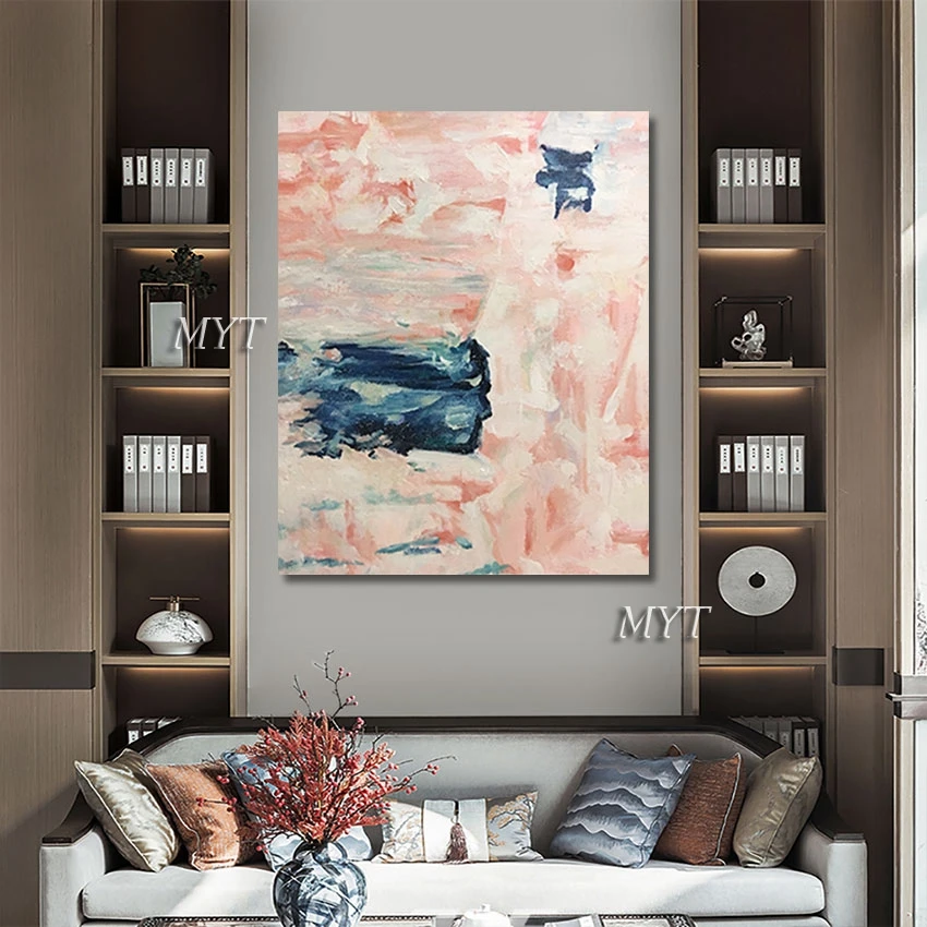 New Design Living Room Decorative Picture Unframed Modern Art And Craft Wall Latest Arrival Abstract Oil Paintings On Canvas