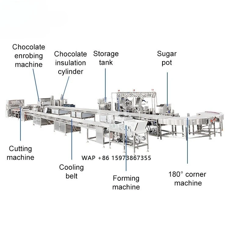 OCEAN Fully Automatic Protein Bar Process Line Small Size Chocolate Energy Bar Make Production Line