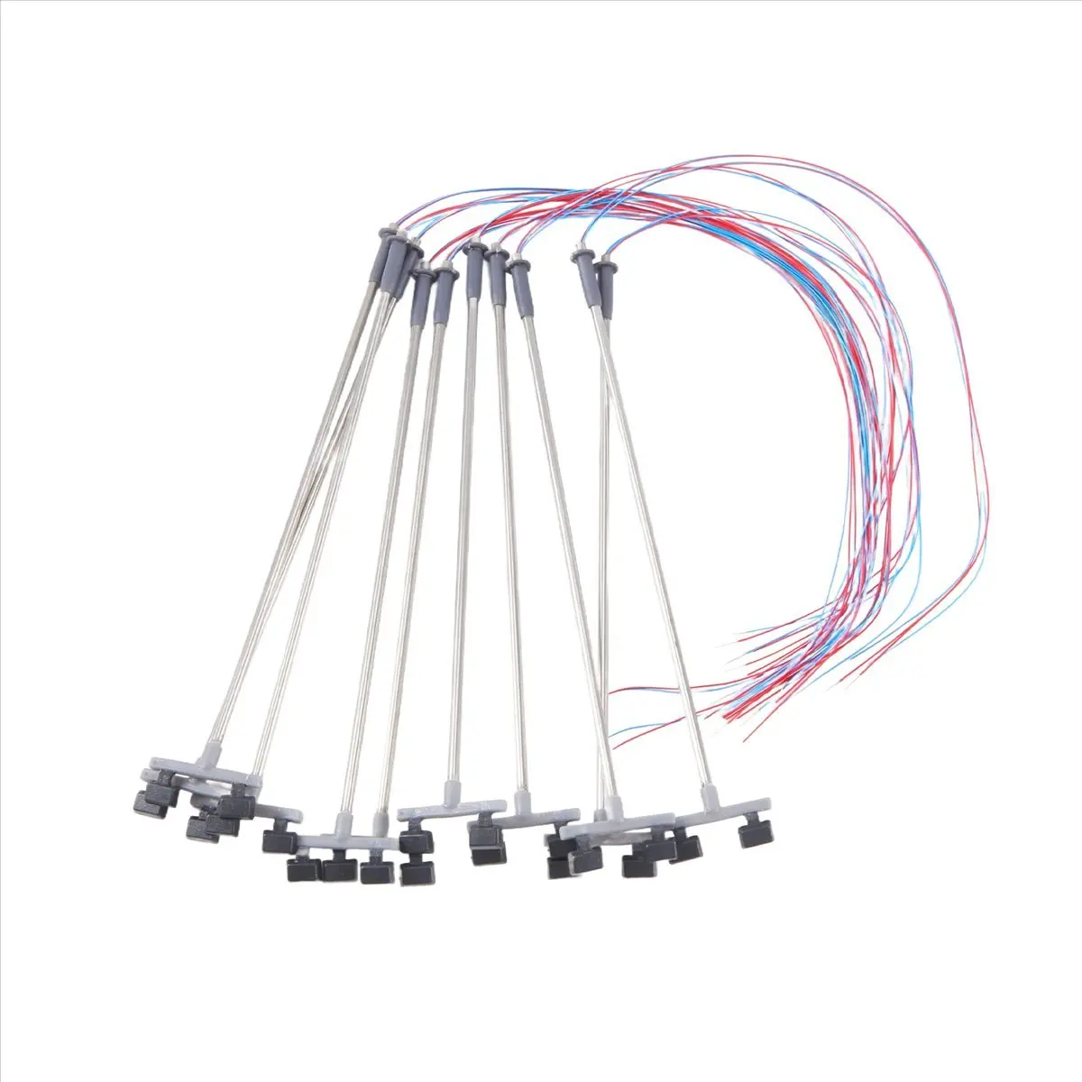 【~ NEW A89Z】10Pcs 2Led Street Lamp 1:100 Ho Scale Street Light Scenery Mini Lamppost For Sand Table Model 2