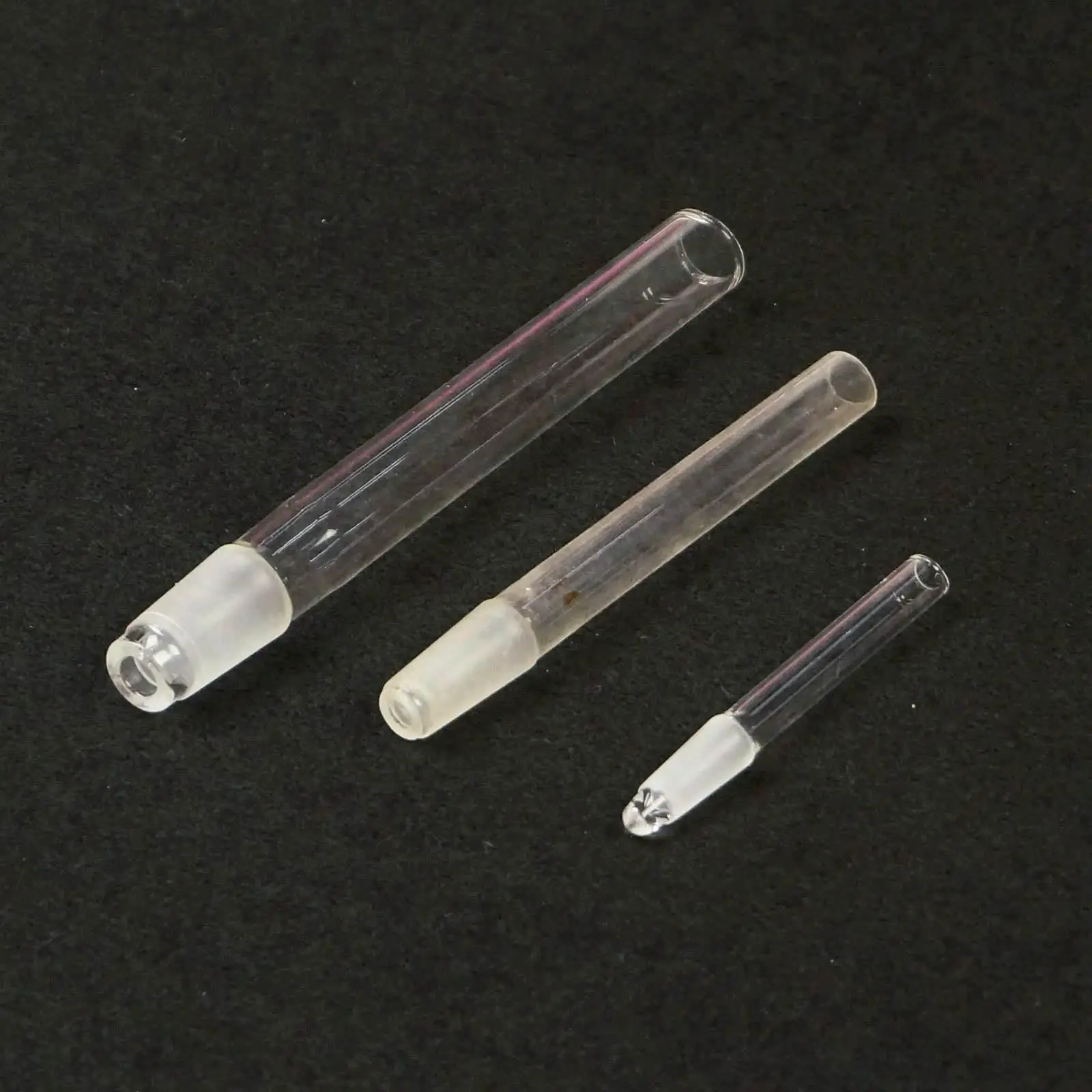 #10 #14 #19 #24 #29 #34 #40 #45 #50 #60 Single Male Joint Glass Straight Connect Adapter Tube