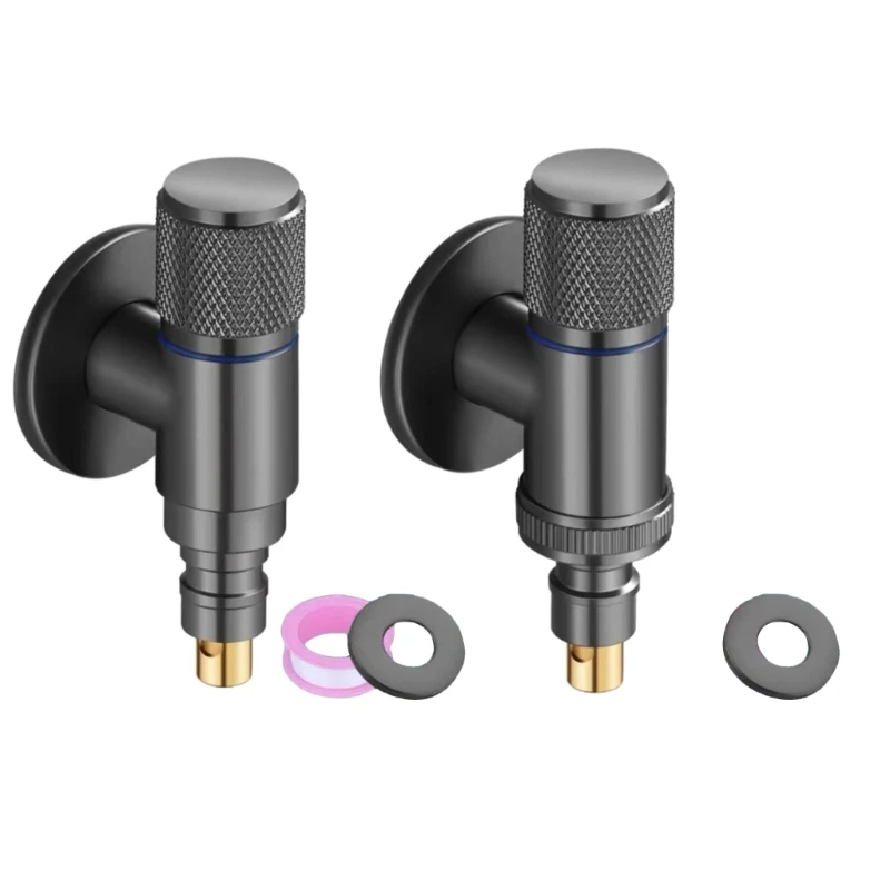 Industrial Grade Brass Washing Machine Shut-Off Valves Stop Valves Washing Machine Faucets G1 2 4 Bibcock Durable Dropship