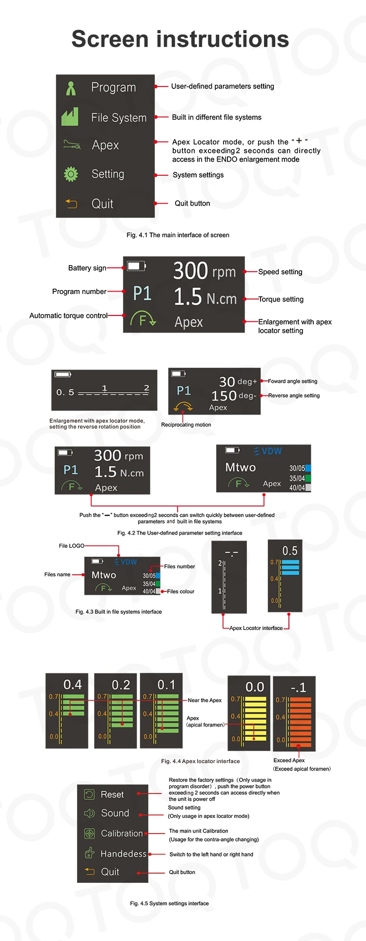 2 In 1 Dental Wireless Endo Motor Built In Apex Locator for Endodontic Rotary Root Canal Instrument Reciprocating 360° Adjustabl