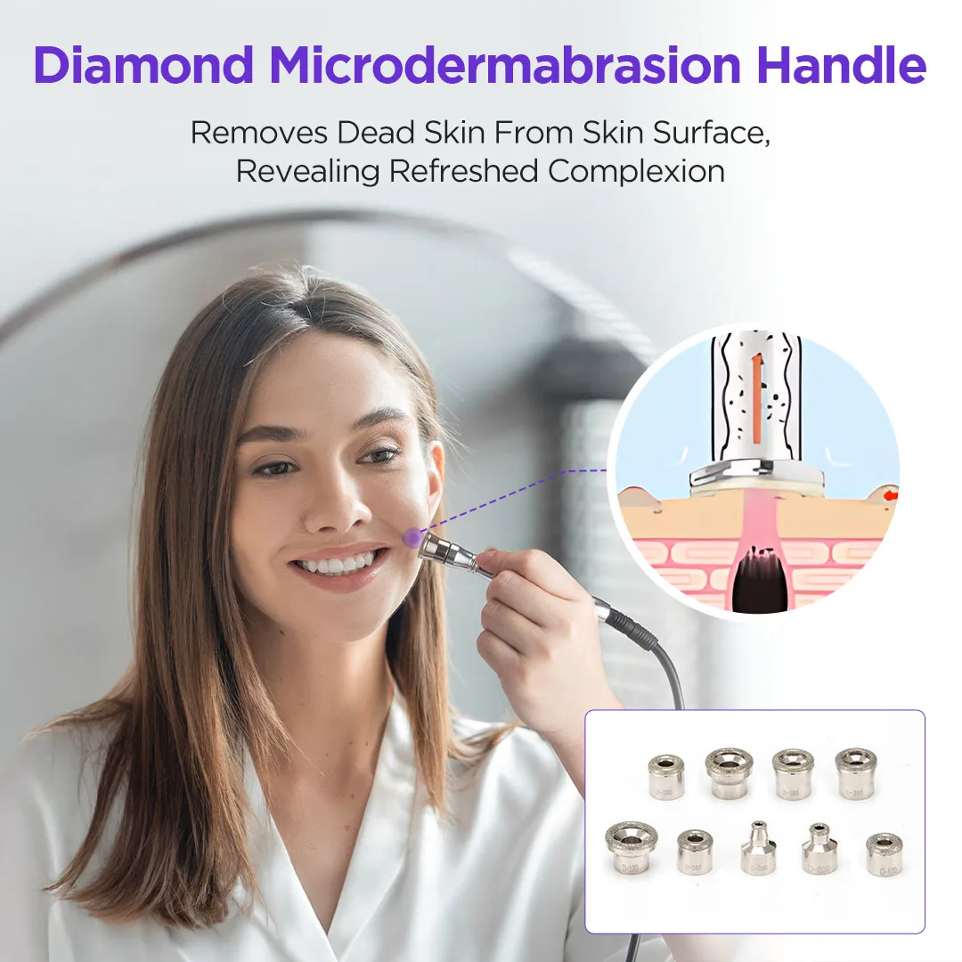 mychway 3in1 Hydro Microdermabrasion Machine For Skin Rejuvenation Cleansing Exfoliation