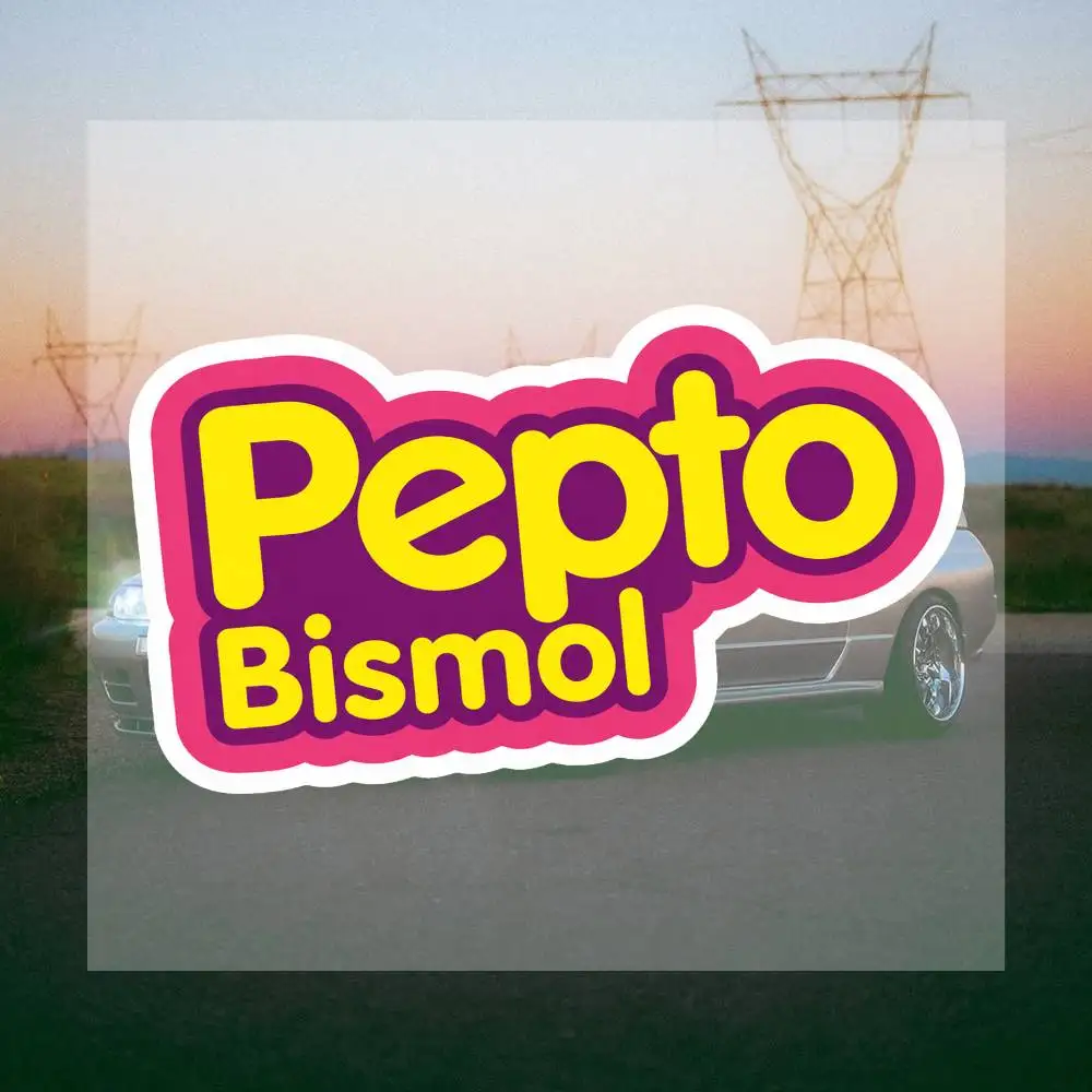 Pepto-Bis-smo 16cm Graffiti Stickers Set Hip Hop Street Art Vinyl Decals For Laptop Skateboard Water Bottle Helmet