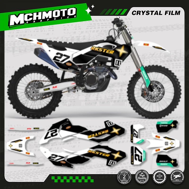 

MCHMFG для Husqvarna TE FE 150 200 250 300 350 400 450 2024 2025 2026 TC FC 2023-25 Nieuwe Grafische Наклейки Набор наклеек 010