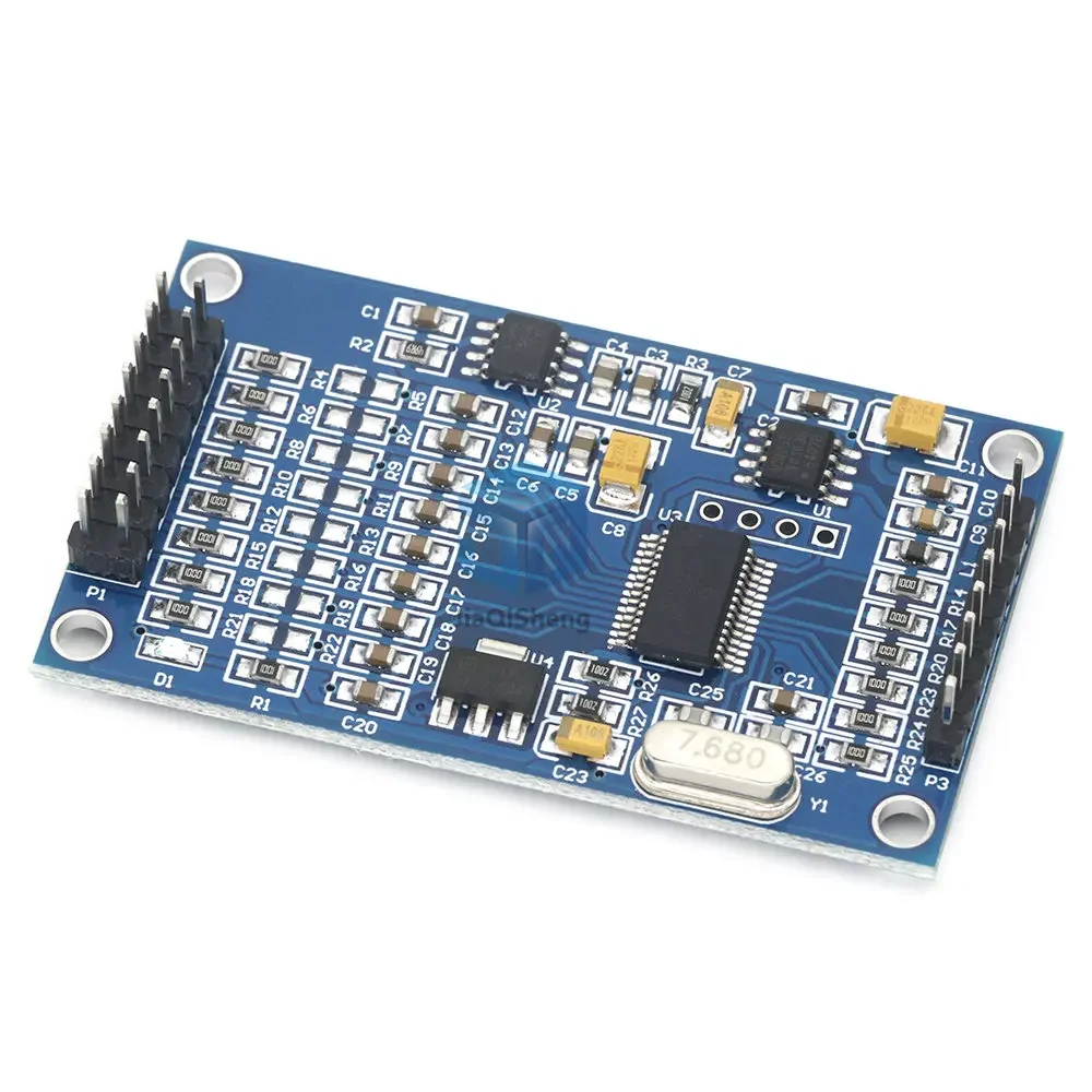 High Precision ADS1256 24 Bit 8 Channel ADC Data Acquisition Board Module AD Collecting Data Acquisition Card