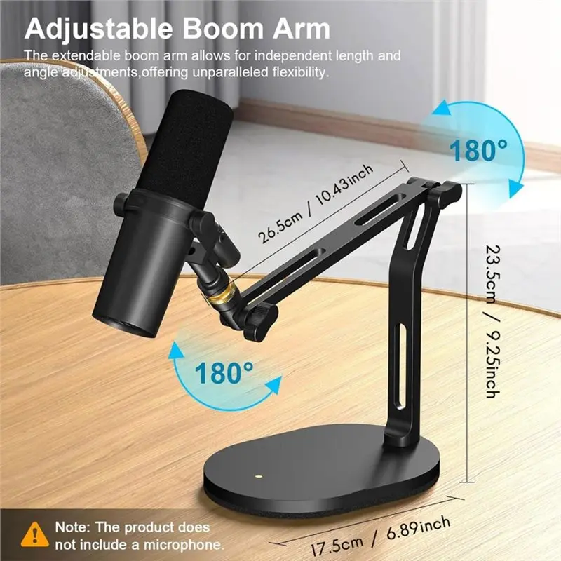 B27B Mic Stand With 3/8