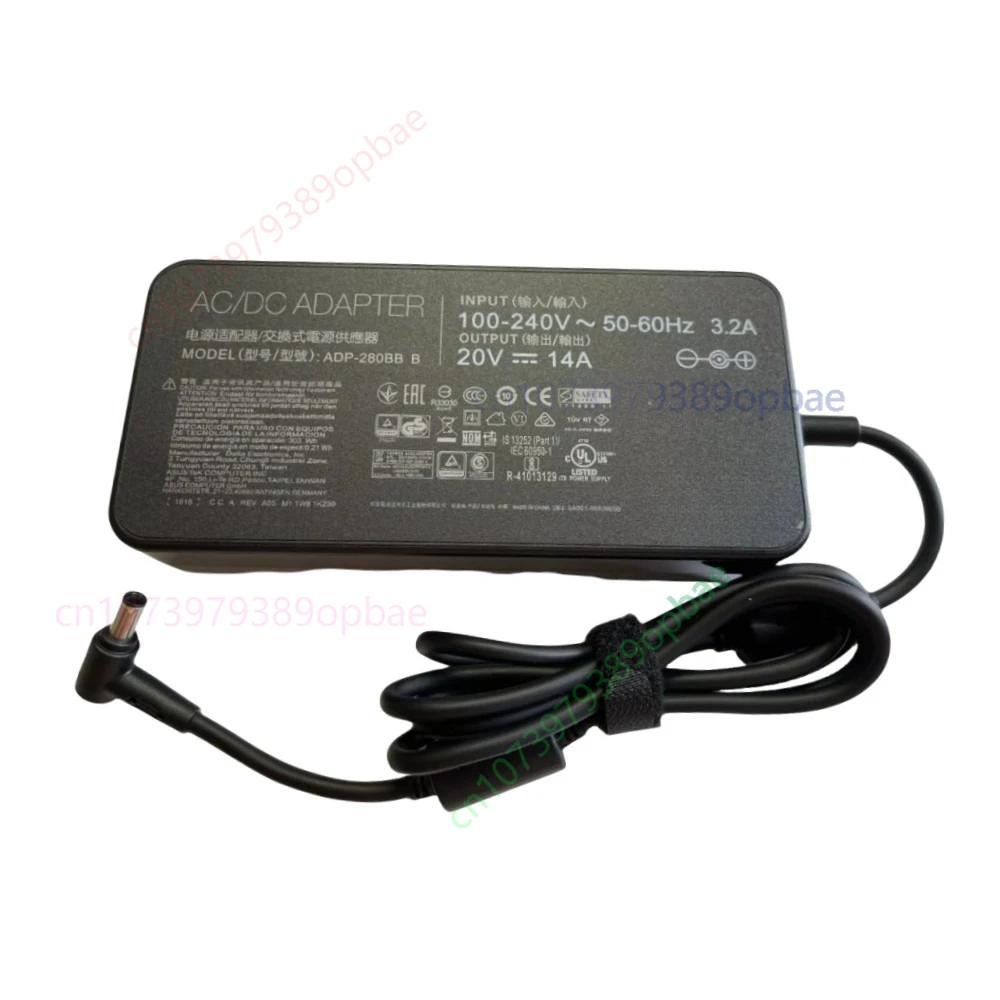 Original For ASUS 280W ADP-280BB B AC Adapter for ROG Strix Scar 17/Zephyrus Duo
