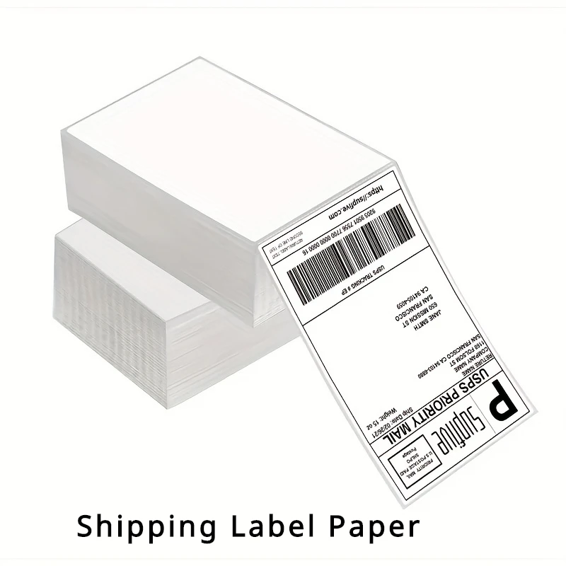 Thermal Paper 76*130mm / 100x150mm Shipping Waybill Label Thermal Address Barcode Label Thermal Label Stickers for Packing