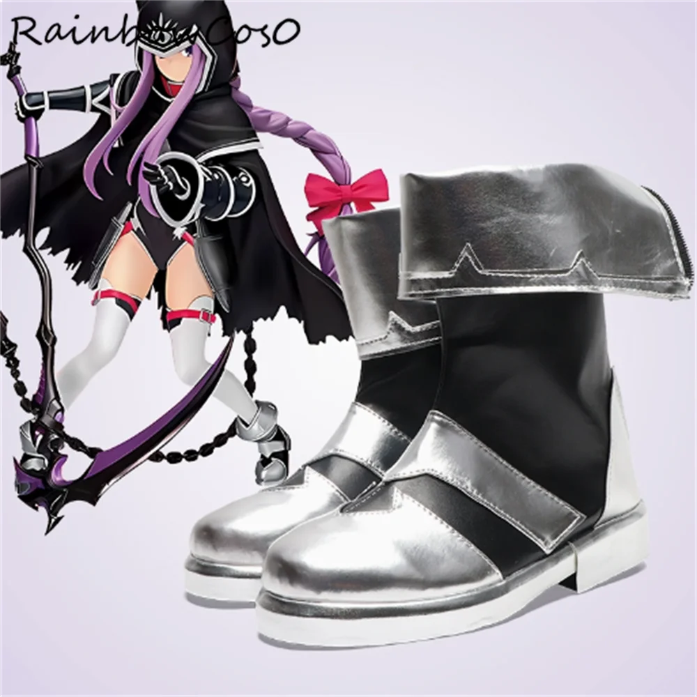 Medusa AMAKUNI Lancer FGO Fate/Grand Order Cosplay Shoes Boots Game Anime Halloween RainbowCos0 W4266