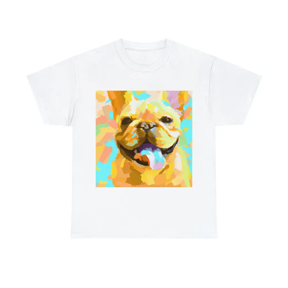 Frenchie French Bulldog T Shirt Art Tee Unisex Adult Colorful Abstact Fun Pet Unisex T-shirts For Man Woman Short Summer Tees