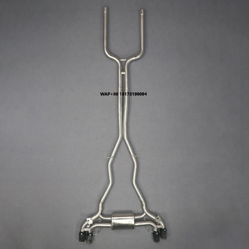 

5-year Warranty Stainless Steel Exhaust Pipes Muffler With Valves for B-MW M5 F90 S63 4.4T Catback Gold Fish Scale TIG Welded