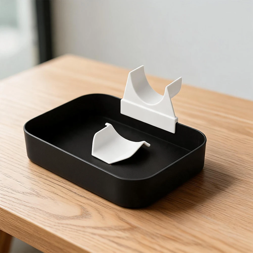 Plastic Drain Pan for Washing Machines - Non-Slip Base and Angled Profile to Channel Water Away and Prevent Overflow Situations