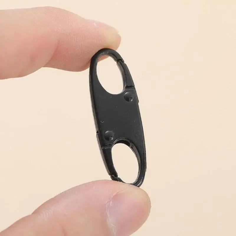 2 Stück Reißverschluss-Clips, Diebstahlschutz, Doppelöffnungs-Reißverschlüsse, Ersatz-Zipper-Verbinder, Reißverschluss-Schloss, Karabiner-Clips – Detail 10