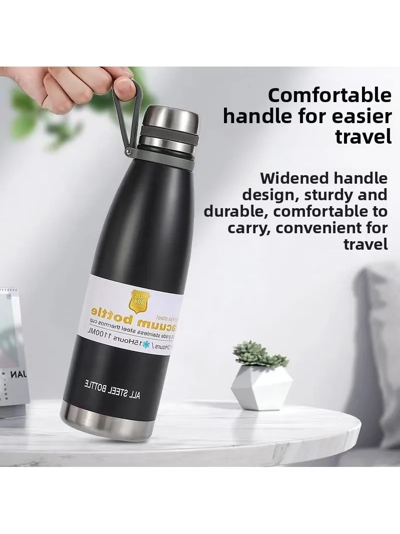 

Большая термокружка из нержавеющей стали 304, цельнометаллическая, для спорта, активного отдыха, автомобиля, портативная, с возможностью нанесения логотипа