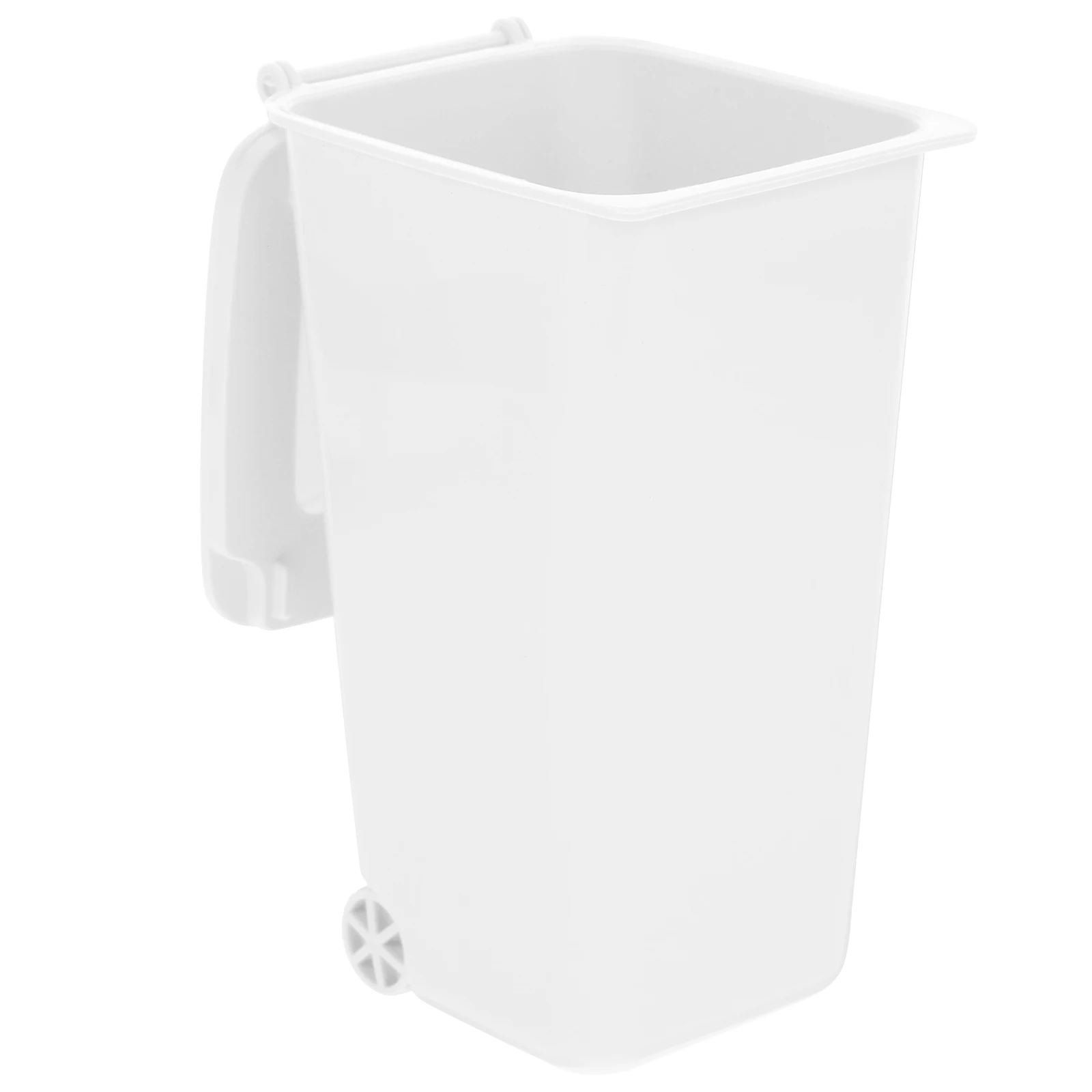 

Desktop Storage Box Mini Trash Can Holder Office Organizer Tiny Cans Lid PP Material Desk Kitchen Table Small Items Container