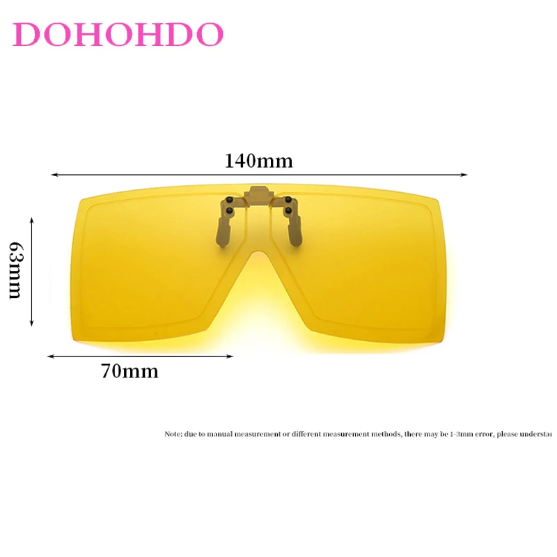 Oversized One-Piece Anti-Glare Clip-On Sunglasses Women Retro Night Vision Outdoor Sports Driving Polarized Goggles UV400 Óculos
