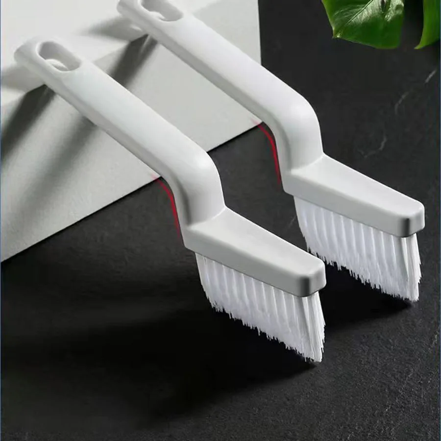 Multipurpose Bathroom Tile Floor Gap Cleaning Brush Window Groove Cleaning Brush Convenient Household Corner Tools